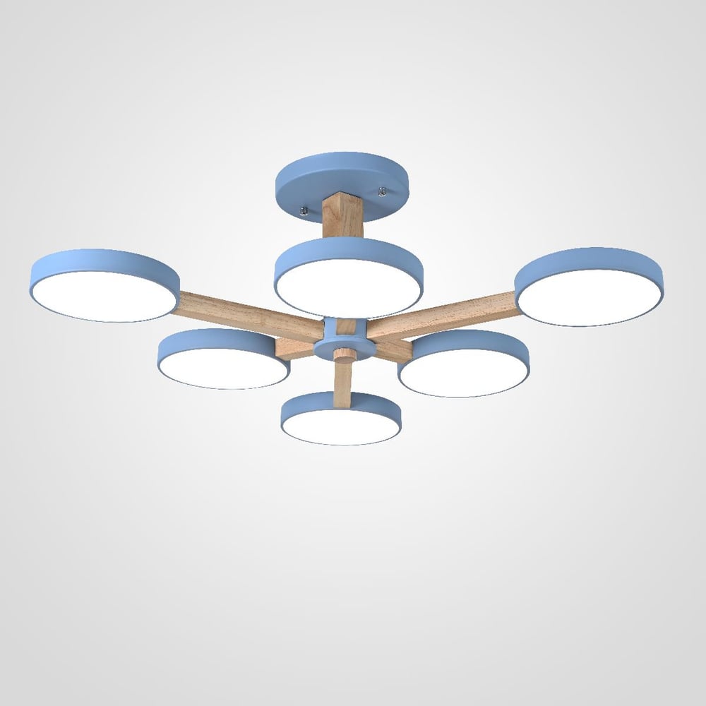 Изображение товара Потолочный светильник IMPERIUMLOFT TURNA L6 Blue 228852-26 с регулируемой цветовой температурой