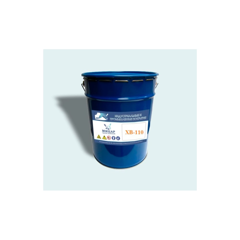 Изображение товара Эмаль Мицар ХВ-110 20 кг синяя антикоррозийная для металла и дерева