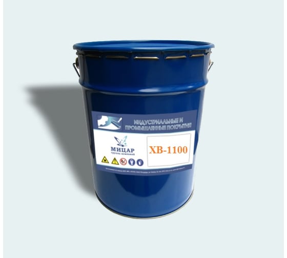 Изображение товара Эмаль Мицар ХВ-1100 20 кг, черный УТ000010989