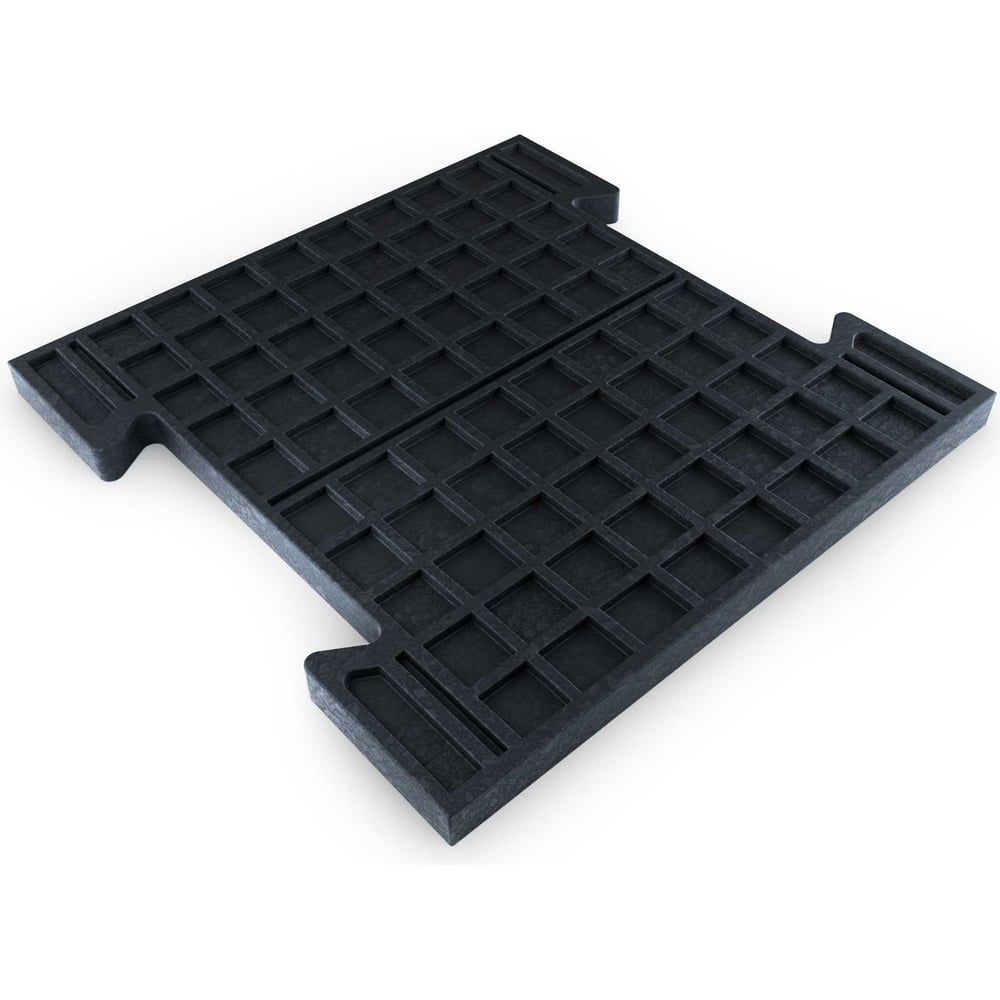 Изображение товара Резиновая плитка ООО ОПТИМА СЕРВИС Easypol 20 545x495x20 для гаража и площадок черная