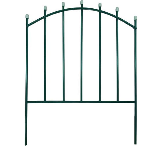 Изображение товара Забор садово-парковый ЛЕТО Штакетник малый 2,6 м 5 секций 0,68x0,52 м стальная труба диаметр 10 мм 29037