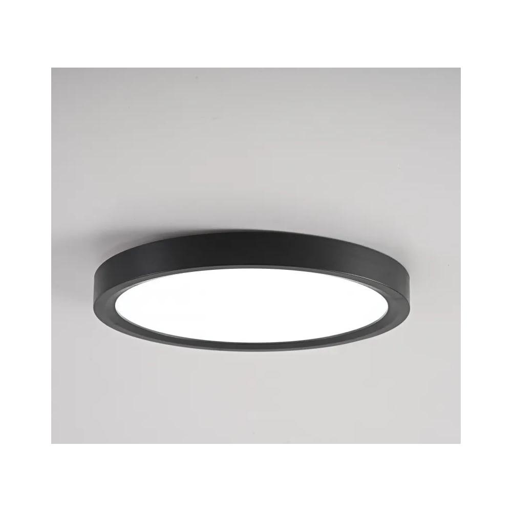 Изображение товара Потолочный светильник IMPERIUMLOFT SLIM D18 Черный 180х180 мм LED встроенные лампы