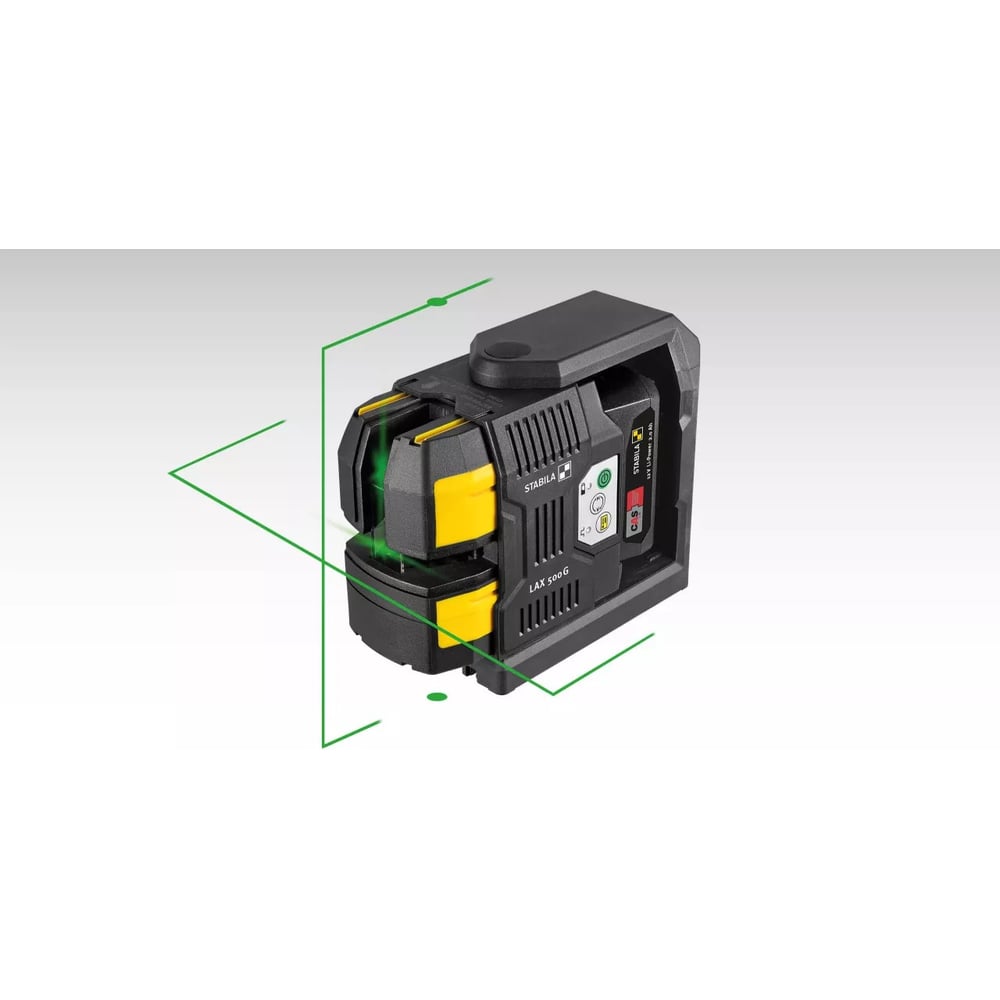 Изображение товара Лазерный нивелир STABILA LAX 500G с дальностью 40м и точностью 0,3мм/м