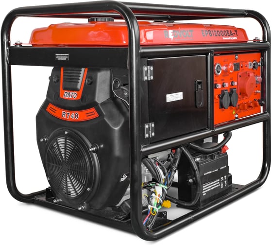 Изображение товара Бензогенератор REDVOLT EPB12000EA-T