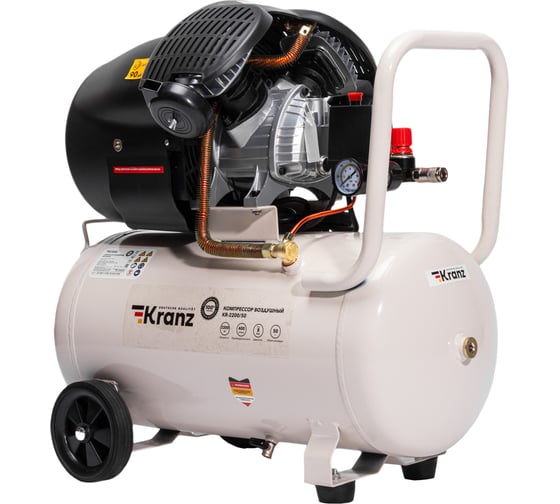 Изображение товара Компрессор воздушный Kranz KR-2200/50, 2200Вт, 400 л/мин, 50л KR-16-1153