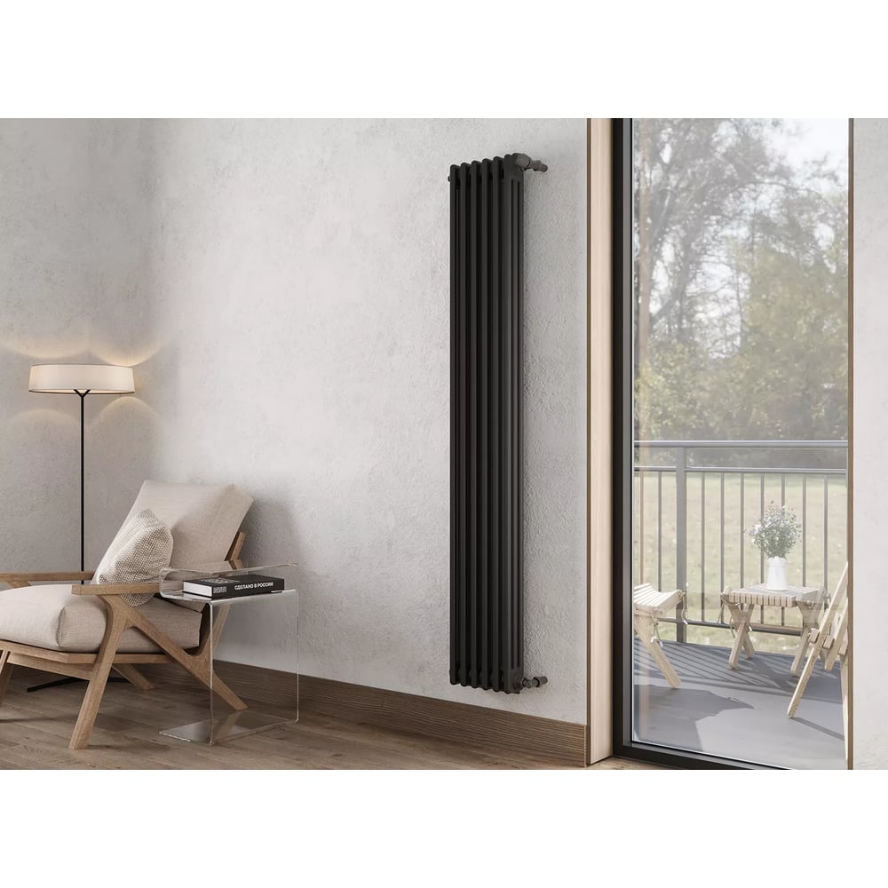 Изображение товара Вертикальный трубчатый радиатор GUARDO Nova Siluet 1800x290 мм 6 секций