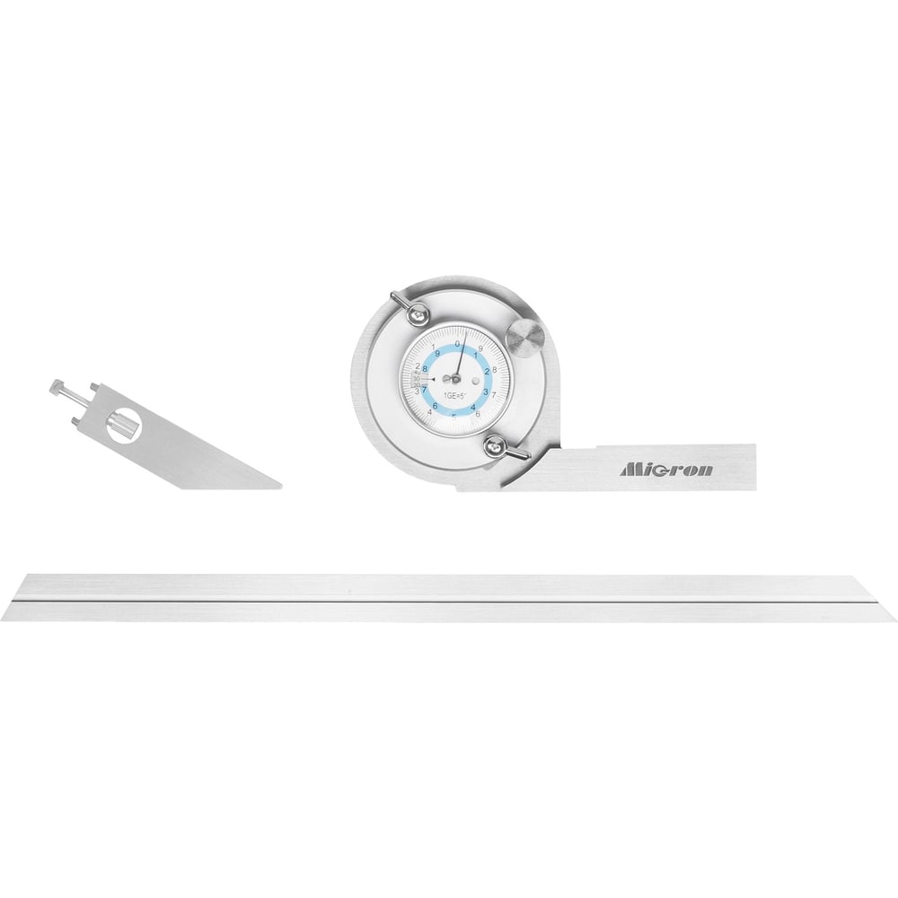 Изображение товара Угломер индикаторный Micron 0-360 300мм профессиональный инструмент