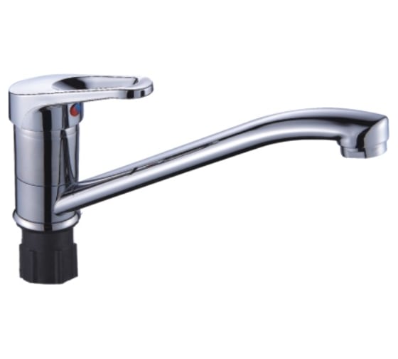 Изображение товара Смеситель для кухни Эверест с длинным изливом, крепление гайка B49-028