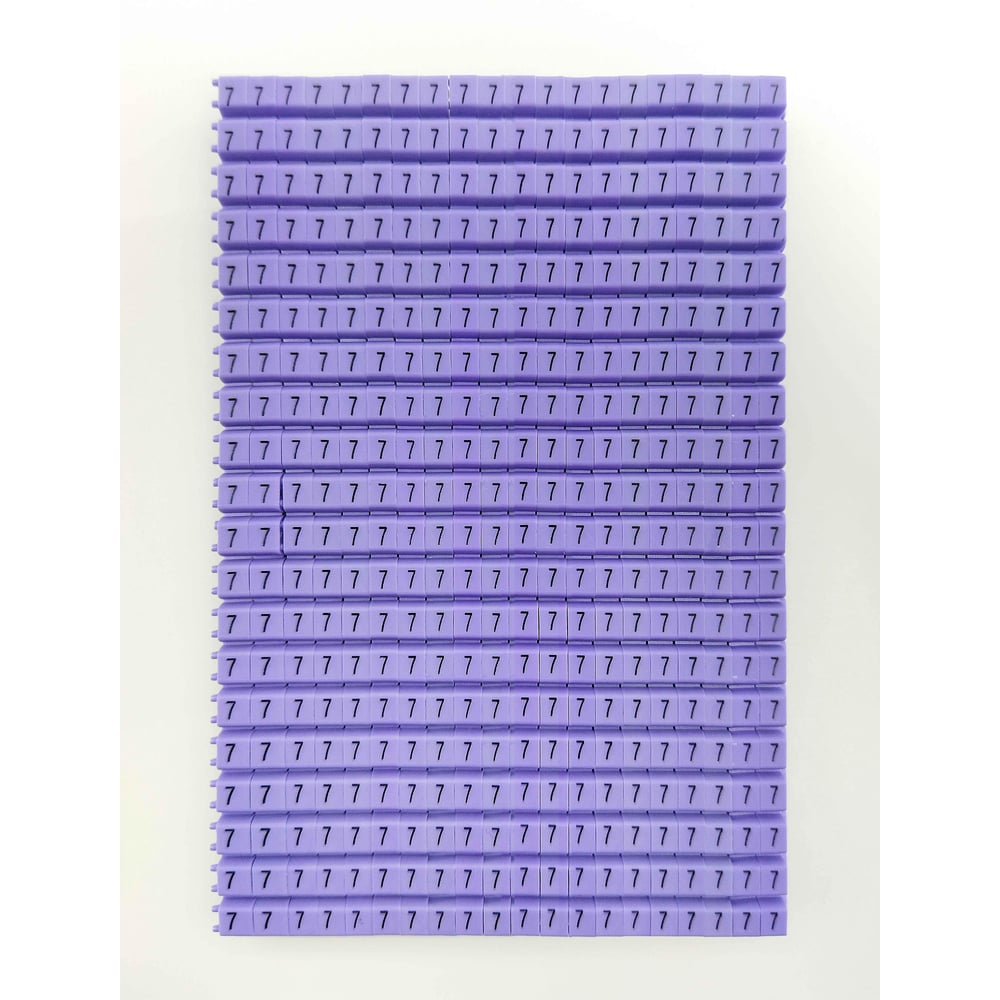 Изображение товара Маркировка кабеля Onka KCG 3 фиолетовая 400 шт