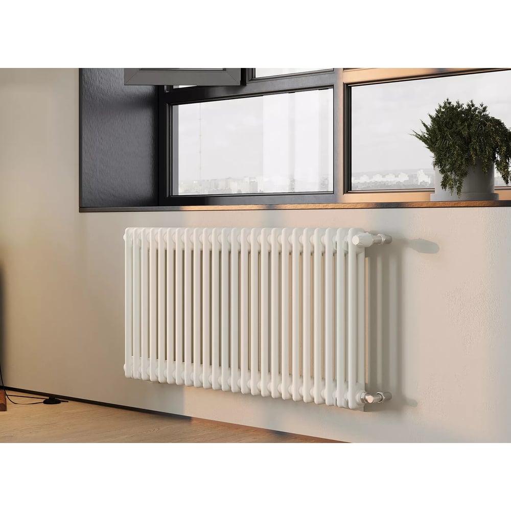 Изображение товара Горизонтальный трубчатый радиатор GUARDO Nova Siluet 575x380 мм 8 секций