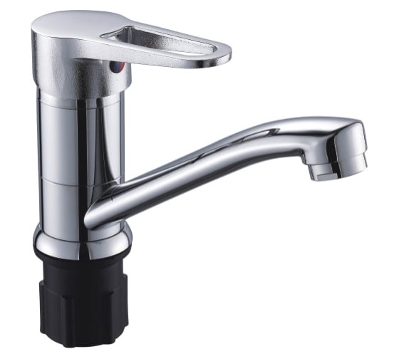 Изображение товара Смеситель для кухни Эверест с коротким изливом, крепление гайка B45-270GS