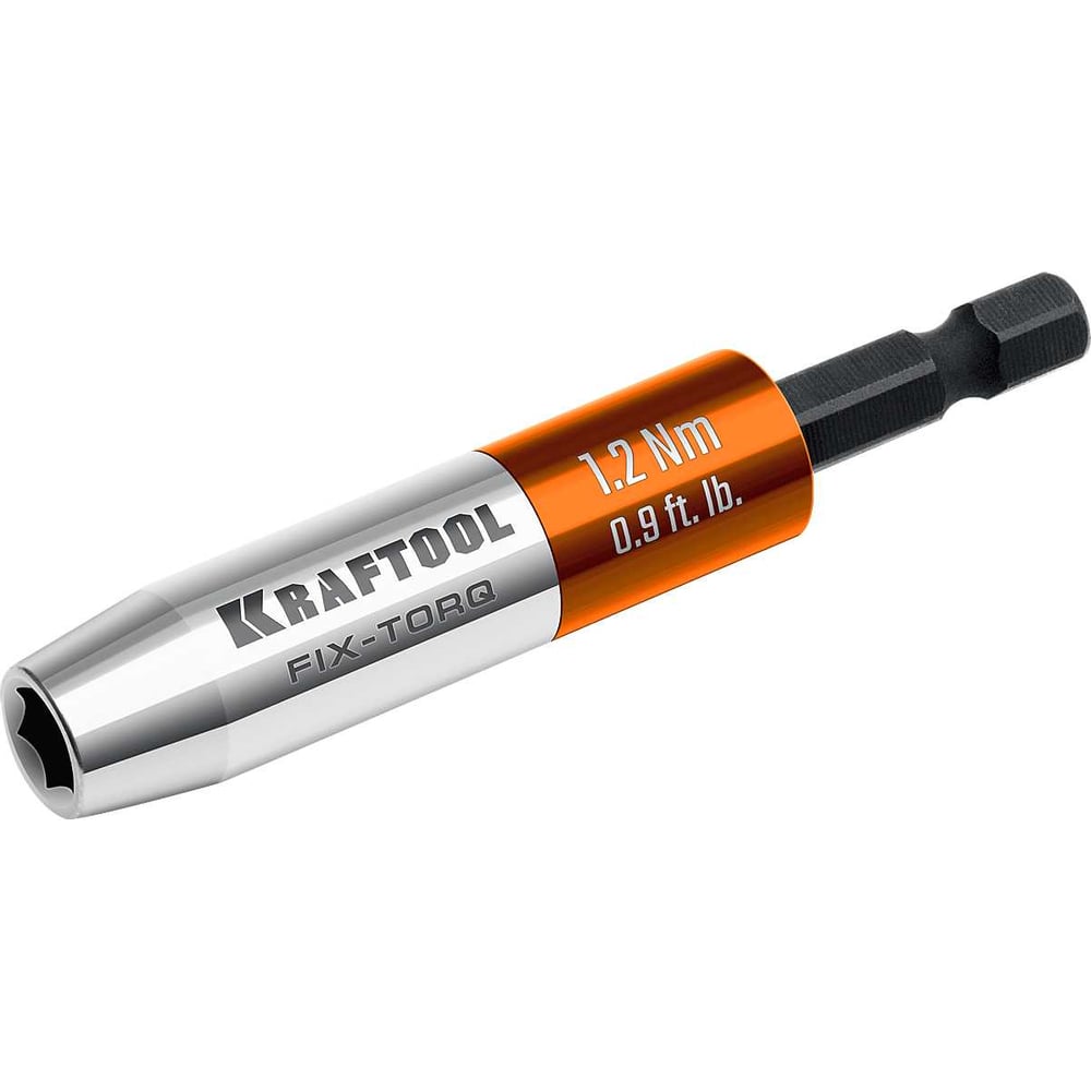 Изображение товара Динамометрический адаптер KRAFTOOL FIX-TORQ для бит 1.2 Нм 64035-1.2