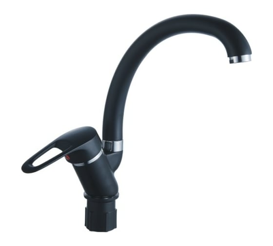 Изображение товара Смеситель для кухни Эверест с высоким изливом, крепление гайка B59-0266