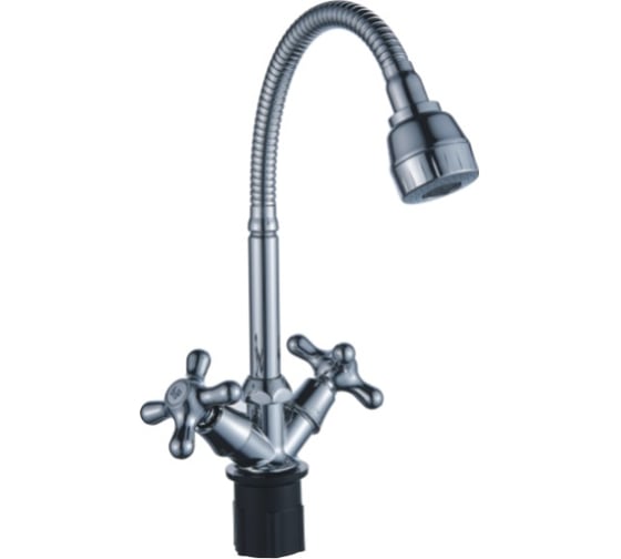 Изображение товара Смеситель для кухни Эверест с длинным изливом, крепление гайка B58-340M