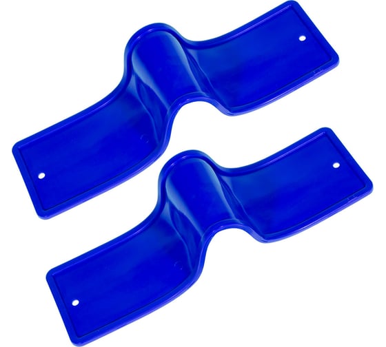 Изображение товара Силиконовая рамка номерного знака Dollex без адаптера, синяя (уп. 2 шт.) SPL-264