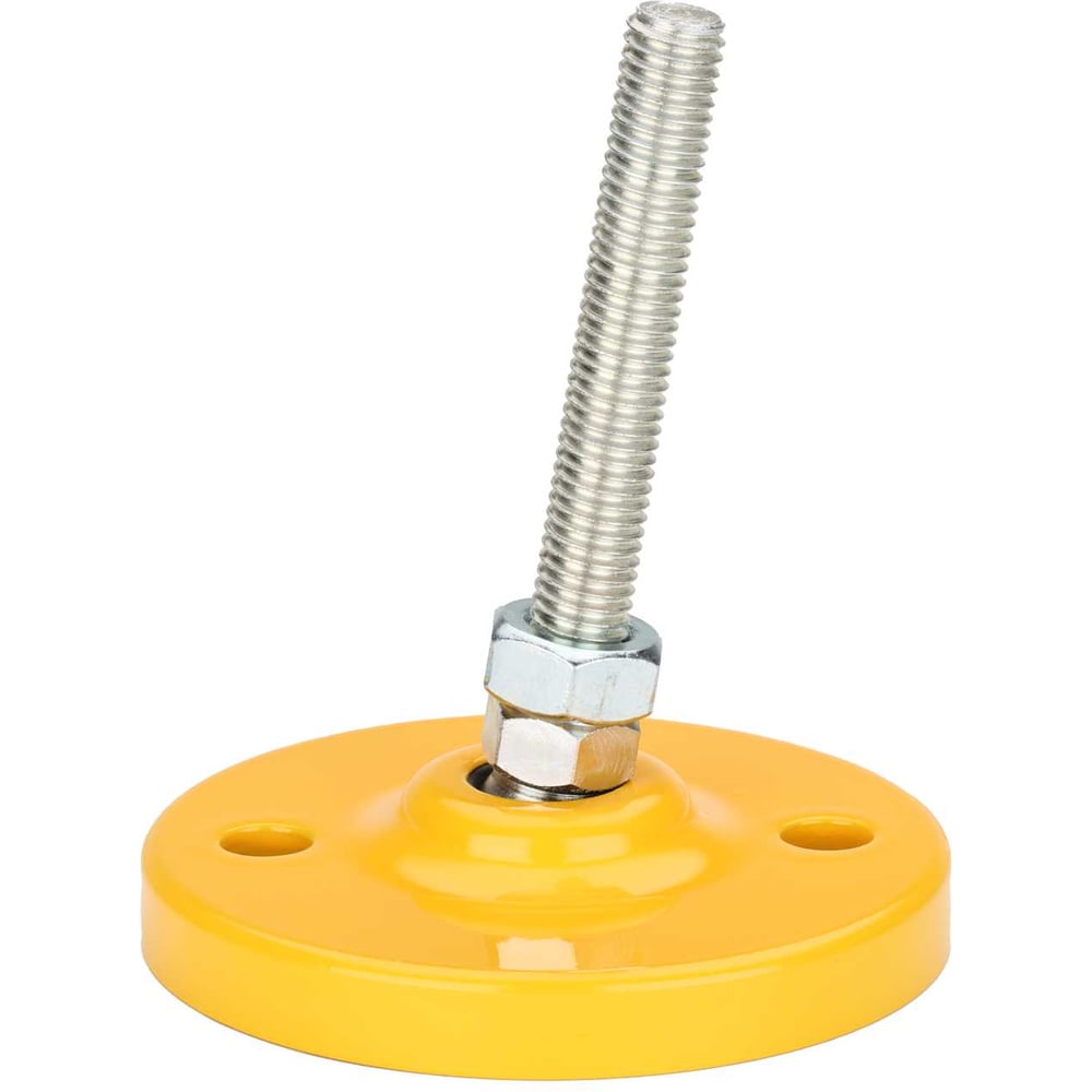 Изображение товара Опора шарнирная с отверстиями Алтервиа A00054 Регулируемая сталь M14 желтая
