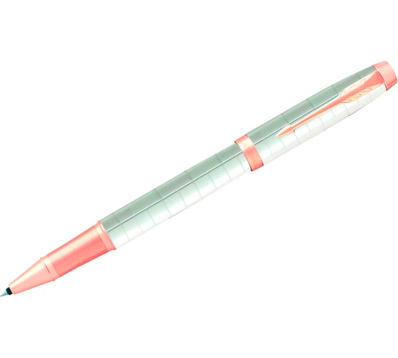 Изображение товара Ручка-роллер Parker IM Premium Pearl GT черная, 0.8 мм, подарочная упаковка 2143646