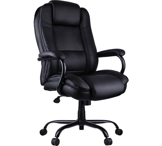 Изображение товара Кресло руководителя Helmi HL-ES01 Extra Strong повышенной прочности, экокожа черная, до 200 кг 274820