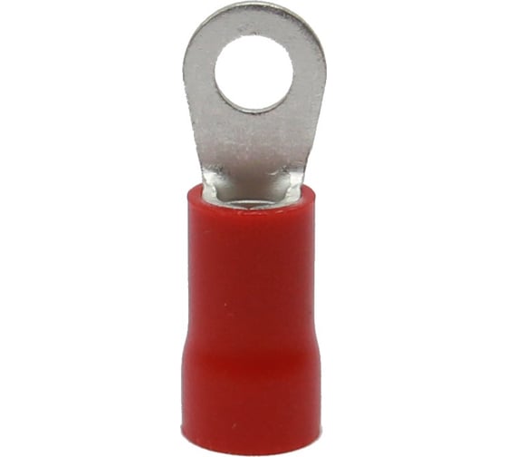 Изображение товара Кольцевой изолированный наконечник KLR ROV-508 с ПВХ манжетой 6.6...10.5мм2/М5/Красный/6500508