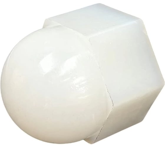 Изображение товара Гайка полиамидная колпачковая (пластик) 23 Болта М5, DIN 1587, 50 шт. 2000000644202ф50