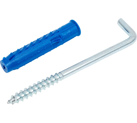 Изображение товара Шуруп НАКРЕПКО-костыль удлин. 8х120 с дюбелем 12 50 шт. 103906