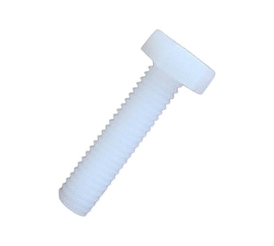 Изображение товара Болт полиамидный 23 Болта 10x20 мм, DIN 933 (пластик), 50 шт. бп1020933ф50