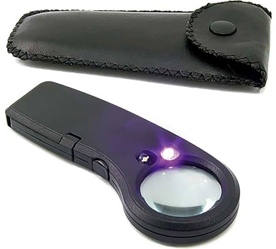 Изображение товара Лупа Ruichi с подсветкой MG21012-A 30x30 мм 91338