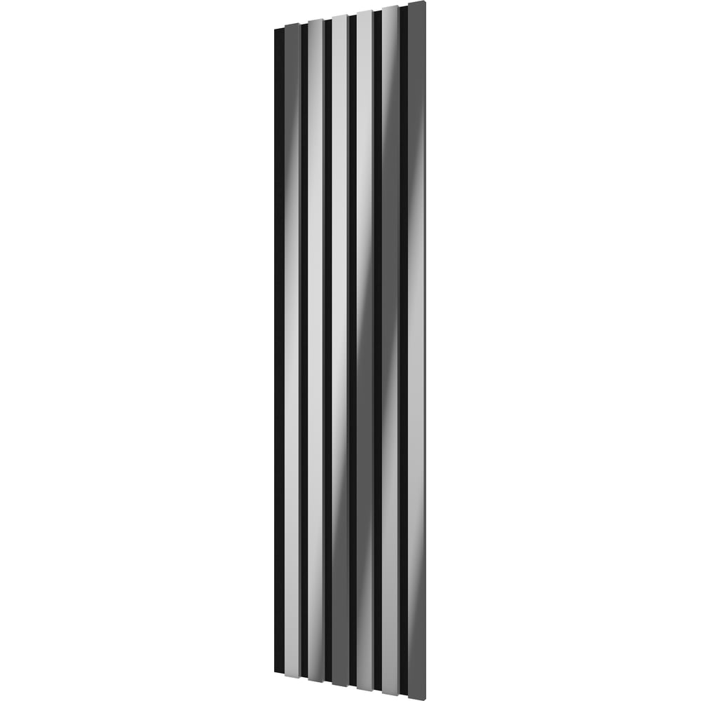 Изображение товара Комплект акустических панелей Cosca Decor 2 шт черные войлок хром рейки 1200x300x19 мм