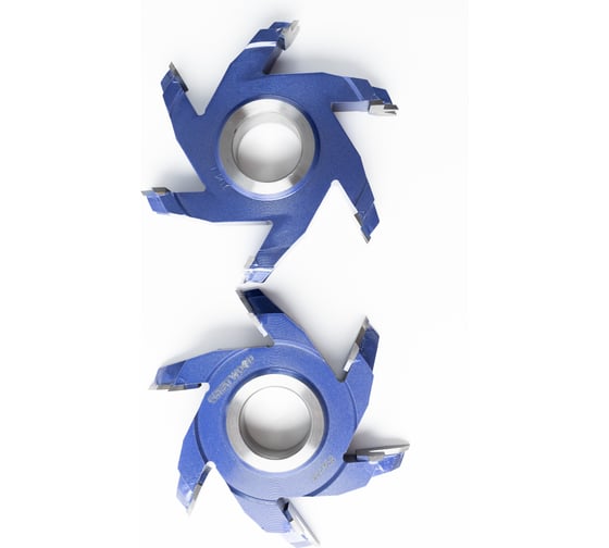 Изображение товара Комплект фрез для евровагонки Greatwood, 2 шт, H=13-20 мм HW 160x40x26 z6 шип трапеция TL20216