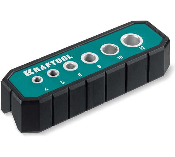 Изображение товара Кондуктор KRAFTOOL Woodsniper 121 для сверления под углом 45 и 90, 6 отверстий 4 - 12 мм 30073