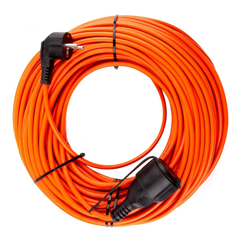 Изображение товара Удлинитель-шнур STEKKER 1-местный IP54 10м 16А с заземлением черный