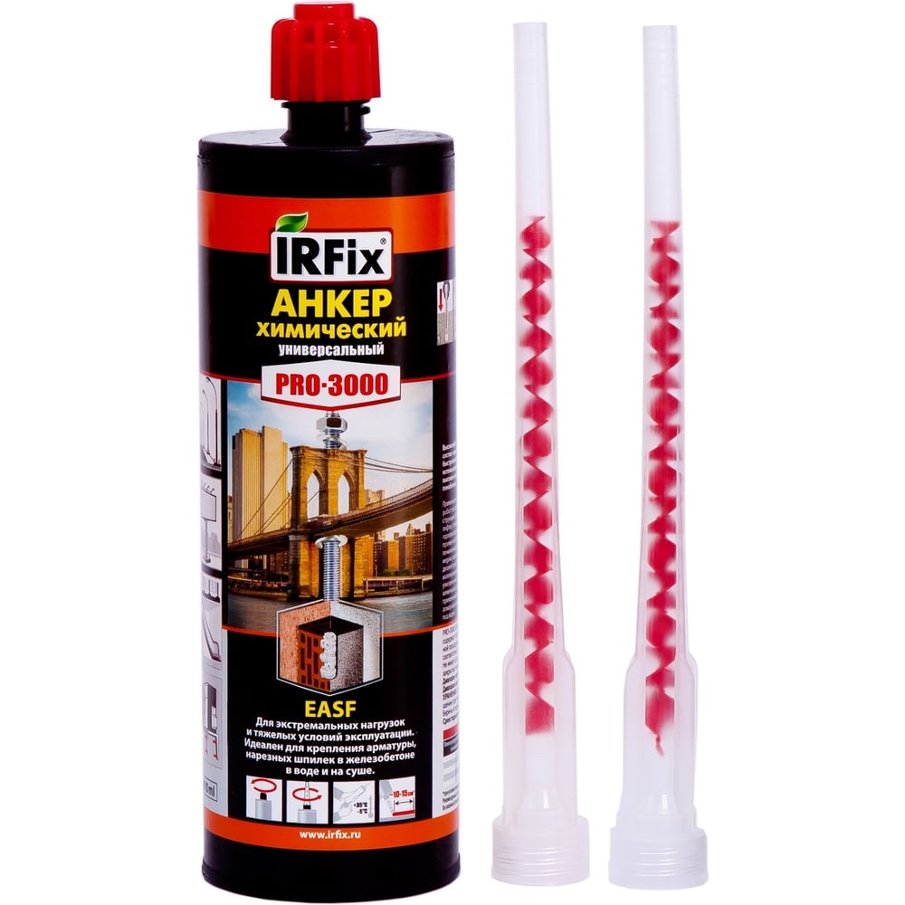 Изображение товара Химический анкер IRFIX PRO-3000 EASF 410 мл - надежное крепление для строительных и монтажных работ