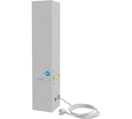 Изображение товара Рециркулятор МЭК ЭЛЕКТРИКА ОБРН 15 500х100х100мм со счетчиком времени 1-15-РБ-СЧ MEC71102