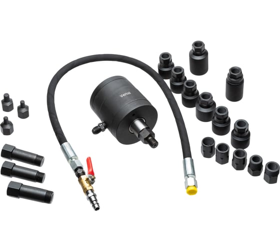 Изображение товара Съемник дизельных форсунок пневматический VERTUL 19 адаптеров VR50319