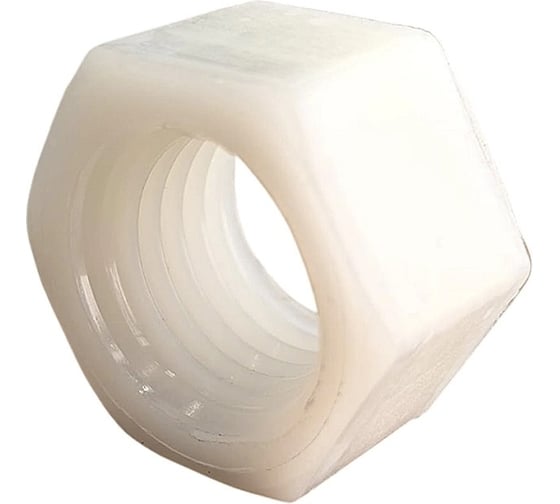 Изображение товара Гайка полиамидная 23 Болта М5 DIN934 (пластик), 50 шт. 2000000642918ф50