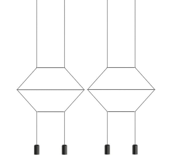 Изображение товара Подвесной светильник IMPERIUMLOFT Vibia Wireflow Lineal Pendant Light 4 144326-22