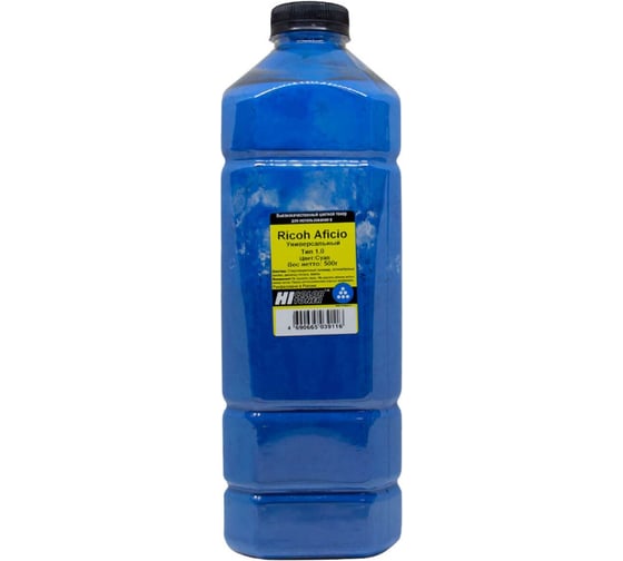 Изображение товара Тонер Универсальный Hi-Black для Ricoh Aficio Color, Тип 1.0, C, 500 г, канистра HB-Ricoh-Univ-T1.0-C-500G