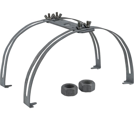 Изображение товара Держатель молниеприемника на круглый конек двойной TERRAZN 04002 OG 04002_OG