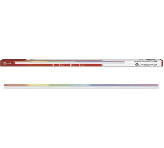 Изображение товара Светильник светодиодный IN HOME СПБ-Т5-RGBW 10Вт 230B red-green-blue-4000К 900мм 4690612057767