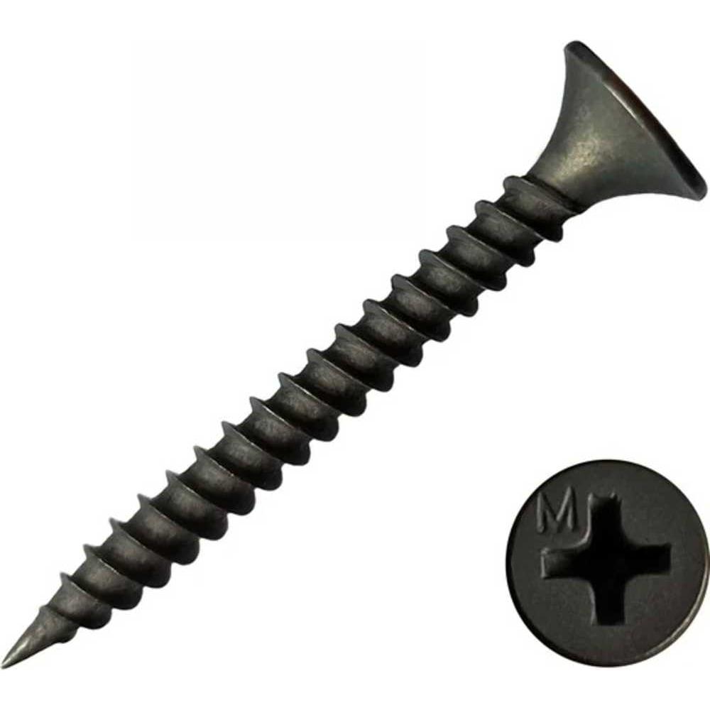 Изображение товара Саморез по гипсокартону BlackWeld 3,5x35 15кг фосфатированный с частой резьбой