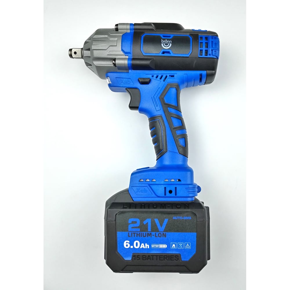 Изображение товара Аккумуляторный гайковерт BRANN 1200 Нм 1/2 дюйма профессиональный