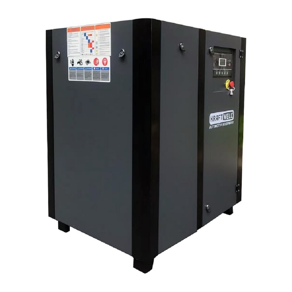 Изображение товара Винтовой компрессор KraftWell 1670 л/мин, 10 бар, 380В KRW-ASC15A-10B