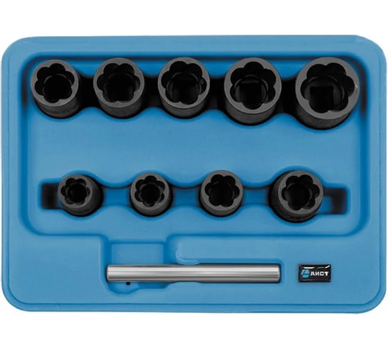Изображение товара Набор экстракторов наружных (9 шт; 10-19 мм; 3/8") 67310904 AIST 00-00010883