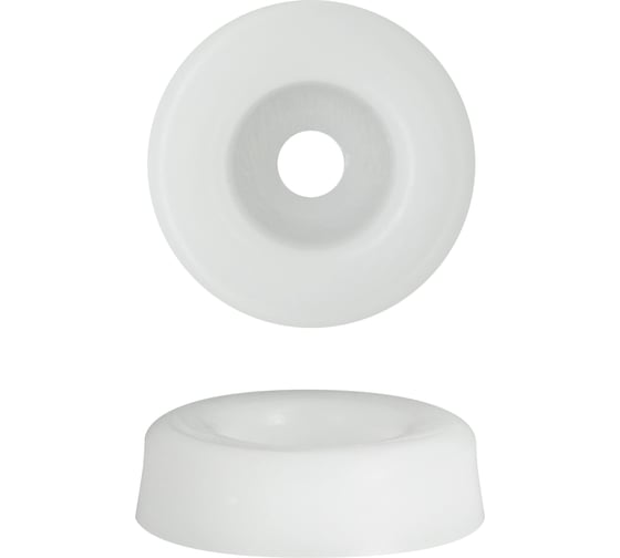 Изображение товара Накладка пластиковая для мебельных ножек ЕВРОПАРТНЕР D25мм H7мм прозрачная 4шт. 16 0245 11