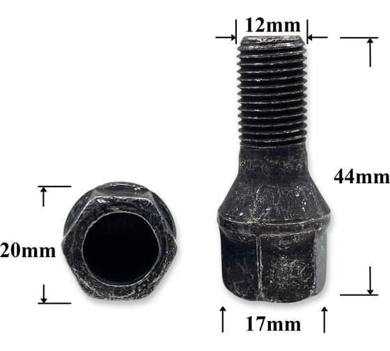 Изображение товара Болт колесный Крепавто 2108 М12х23х1.25 ключ 17 T0005