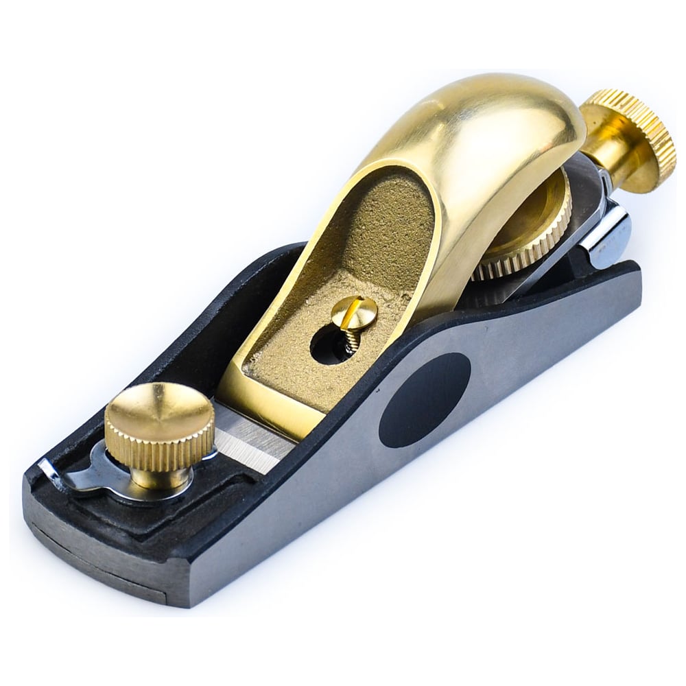 Изображение товара Рубанок торцевой GOLDRATIO N60.1/2, чугунный корпус, регулировка рта