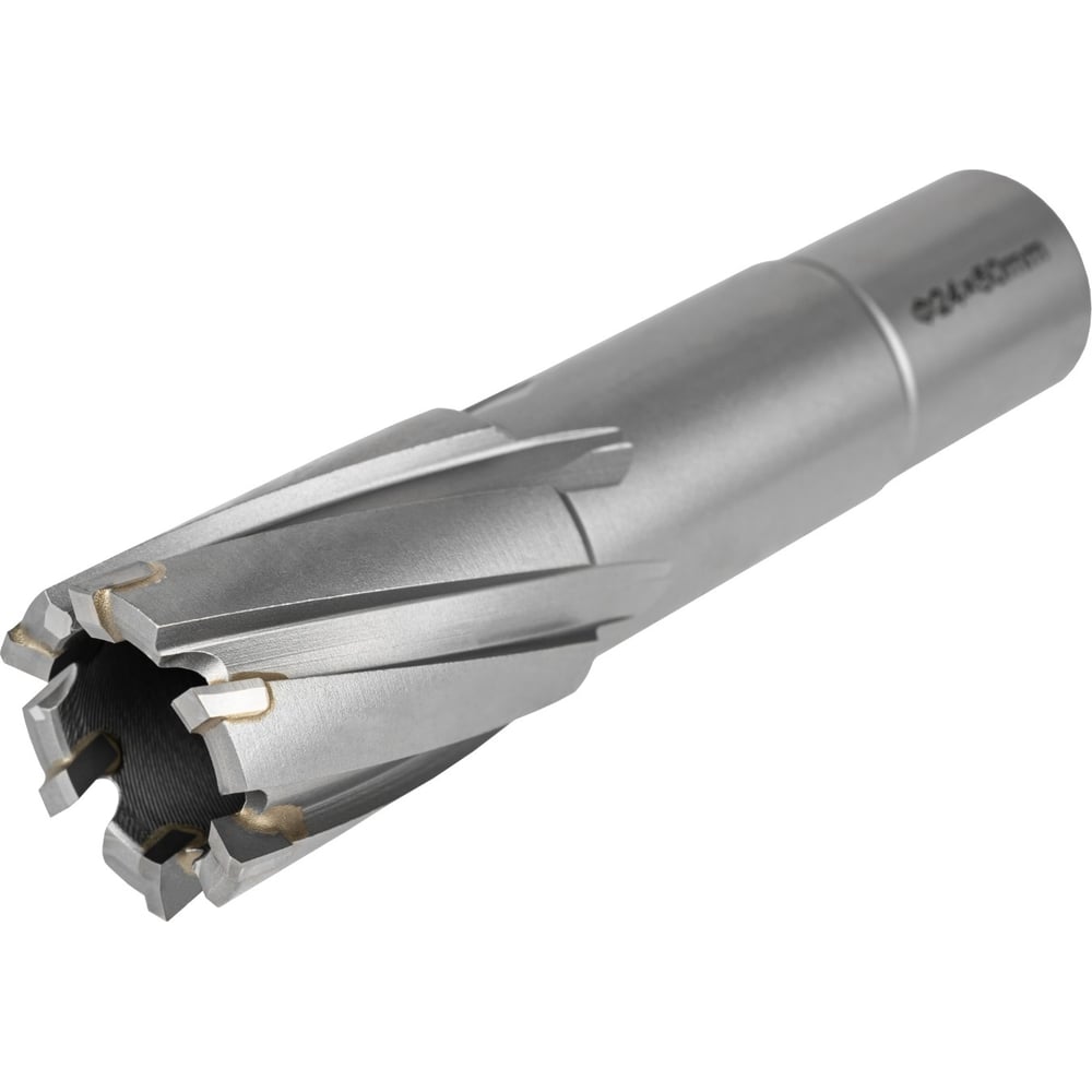 Изображение товара Сверло корончатое по металлу ELITECH 24x55мм Weldon 19 TCT