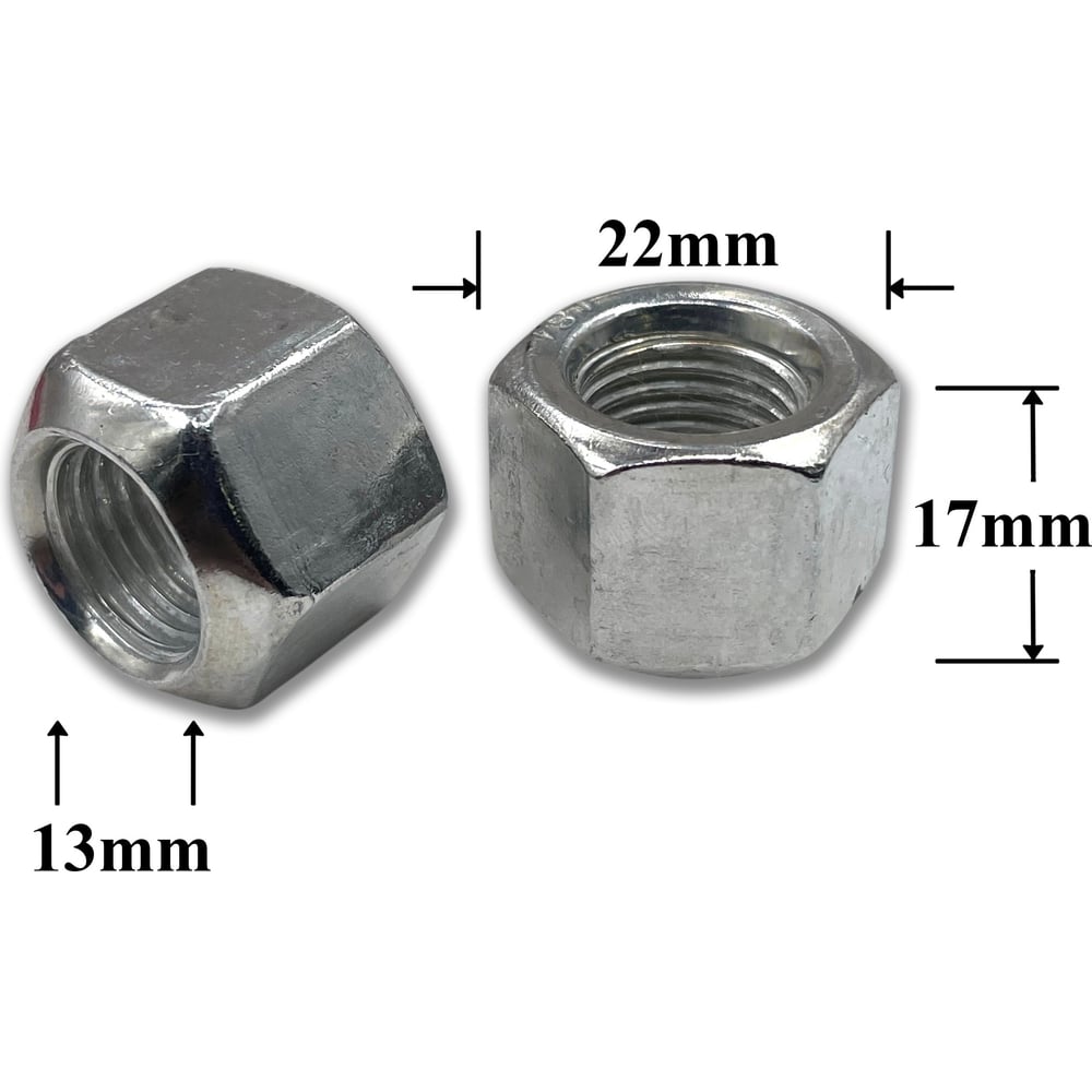 Изображение товара Гайка колеса КрепАвто ВОЛГА-СОБОЛЬ M14x1,5 T0708 для автомобилей