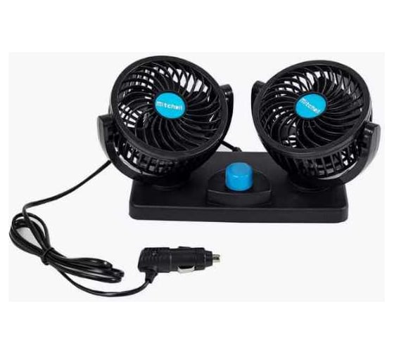 Изображение товара Вентилятор двойной с подставкой Крал Turbo 12V Т311 3742