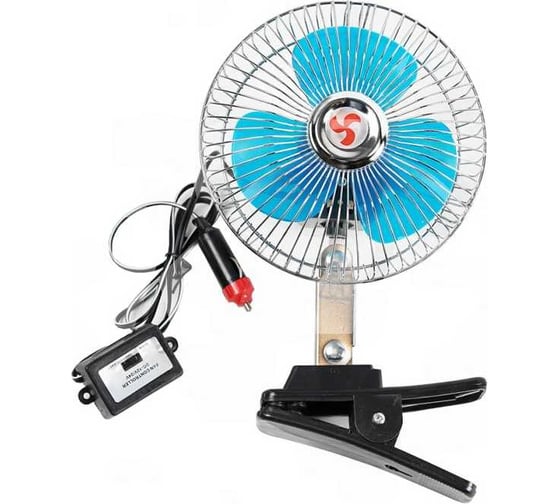 Изображение товара Вентилятор салона Крал 24V 6', с решеткой, металл 2859